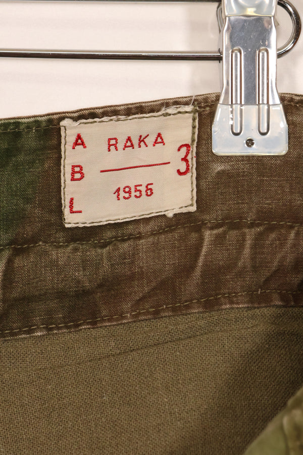 1956年　ベルギー軍　ブラッシュストローク迷彩　空挺パンツ　中古品　退色あり