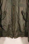 推定1983年契約　LARGE　アメリカ海軍　CWU-45P　フライトジャケット　プリーツ付　中古品