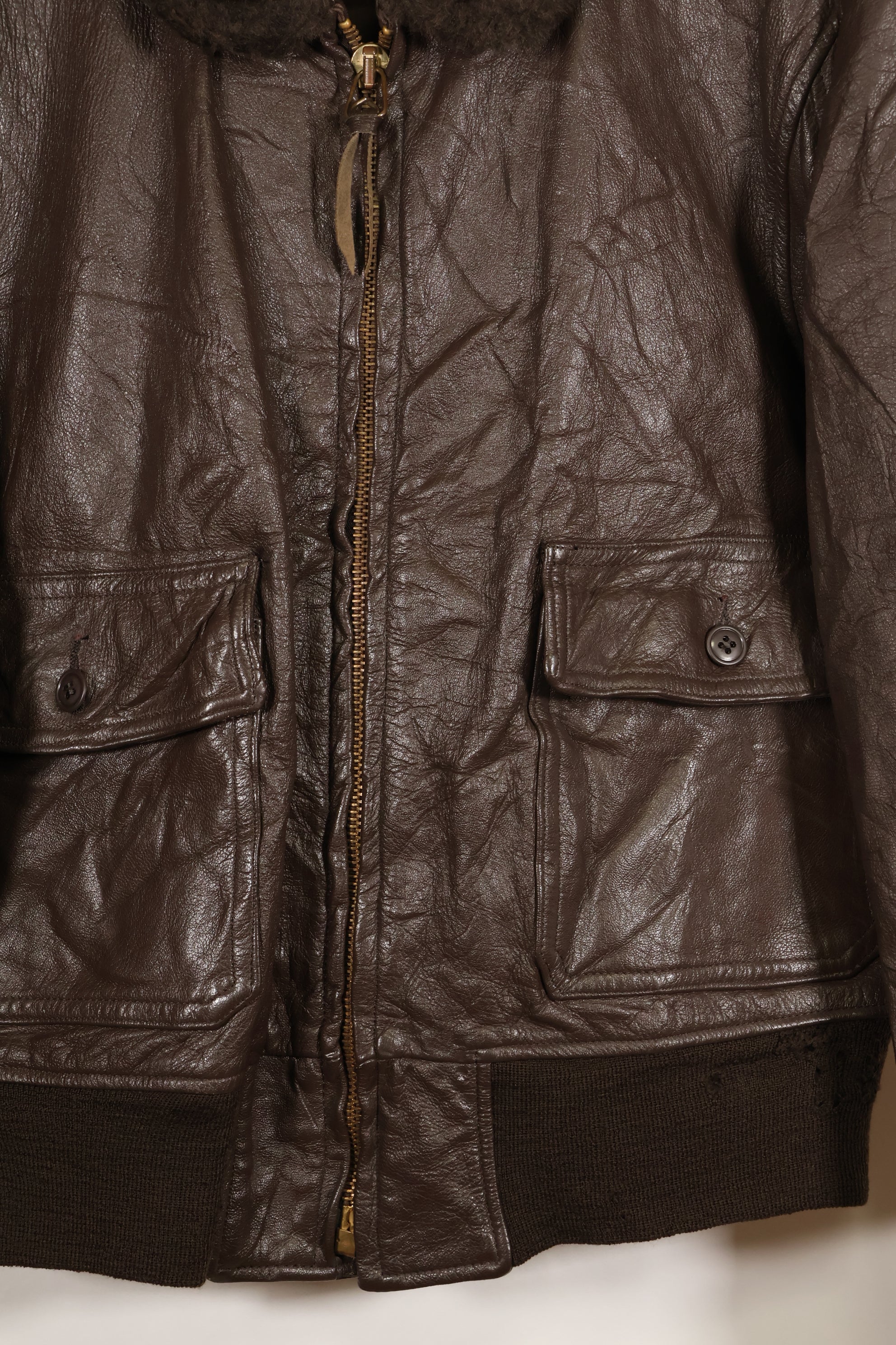 1971年契約　アメリカ海軍　G-1　フライトジャケット　サイズ42　状態良い