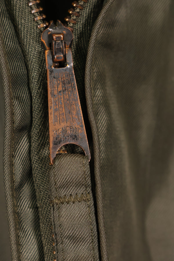 推定1983年契約　LARGE　アメリカ海軍　CWU-45P　フライトジャケット　プリーツ付　中古品