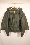 推定1983年契約　LARGE　アメリカ海軍　CWU-45P　フライトジャケット　プリーツ付　中古品