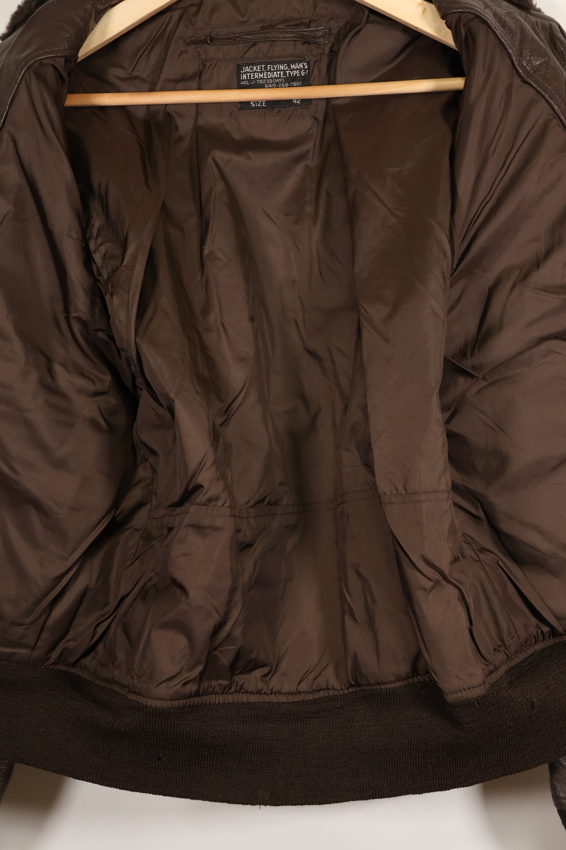 1971年契約　アメリカ海軍　G-1　フライトジャケット　サイズ42　状態良い
