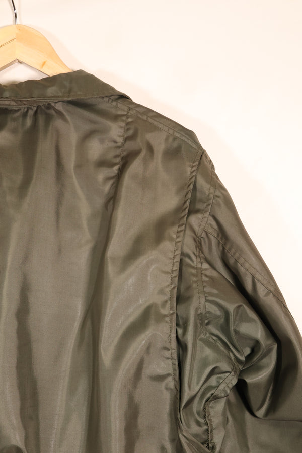 推定1983年契約　LARGE　アメリカ海軍　CWU-45P　フライトジャケット　プリーツ付　中古品