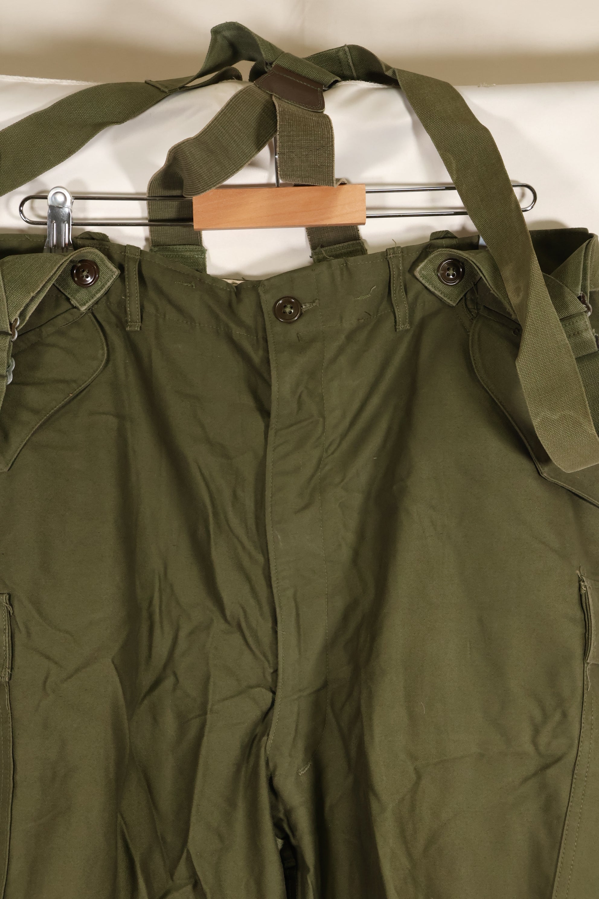 1951年契約　L-R　M51 コットン　フィールドパンツ　サスペンダー付き　中古品