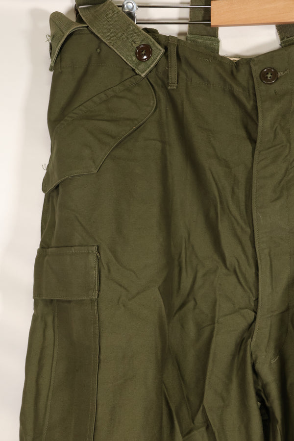 1951年契約　L-R　M51 コットン　フィールドパンツ　サスペンダー付き　中古品