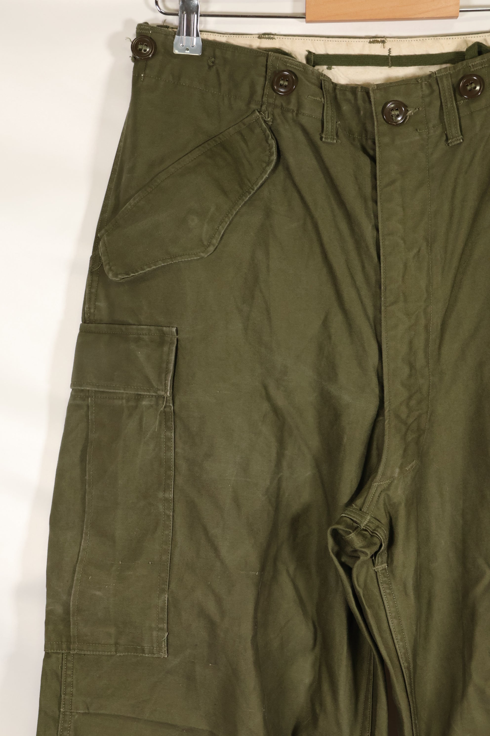 1951年契約　S-R　M51 コットン　フィールドパンツ　サスペンダー付き　中古品