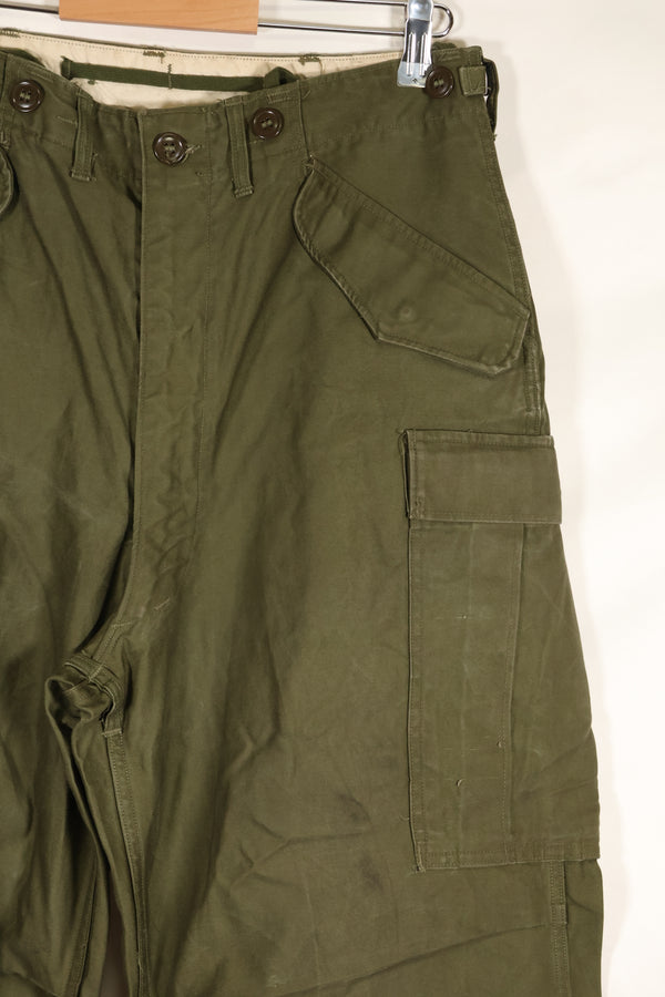 1951年契約　S-R　M51 コットン　フィールドパンツ　サスペンダー付き　中古品