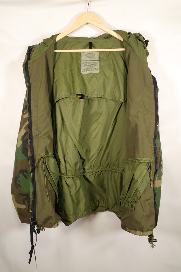 1990年契約 U.S. Army ECWCS 1st Generation ゴアテックスパーカー ウッドランド迷彩 X-Large Regular 中古品