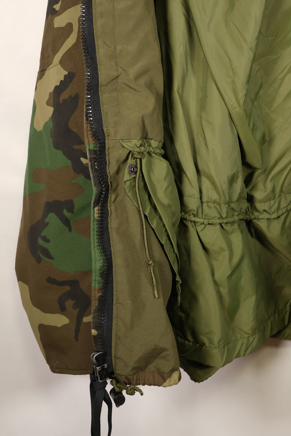 1990年契約 U.S. Army ECWCS 1st Generation ゴアテックスパーカー ウッドランド迷彩 X-Large Regular 中古品