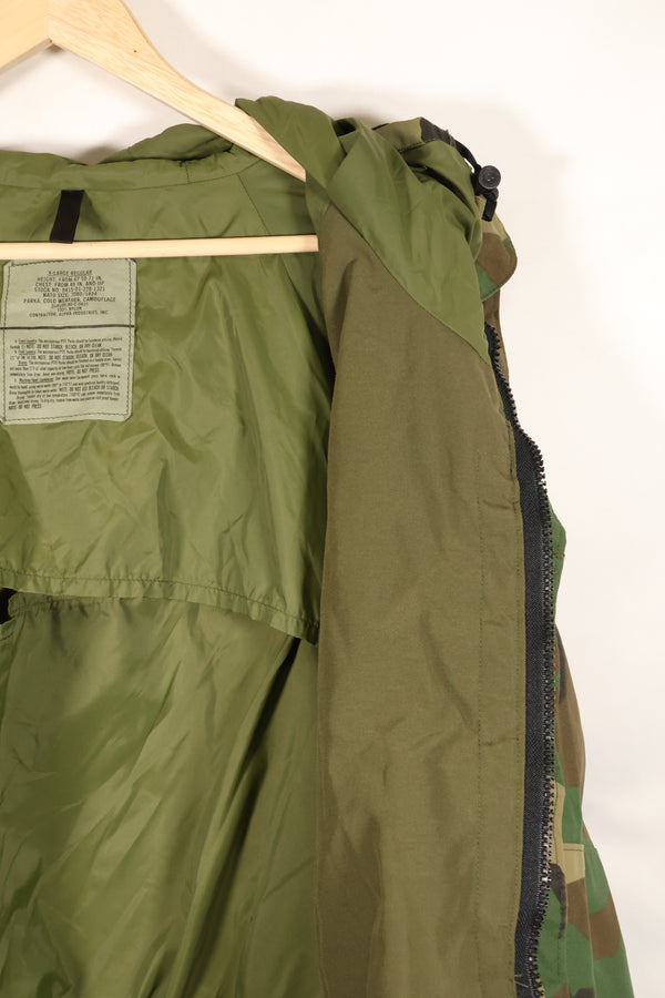 1990年契約 U.S. Army ECWCS 1st Generation ゴアテックスパーカー ウッドランド迷彩 X-Large Regular 中古品