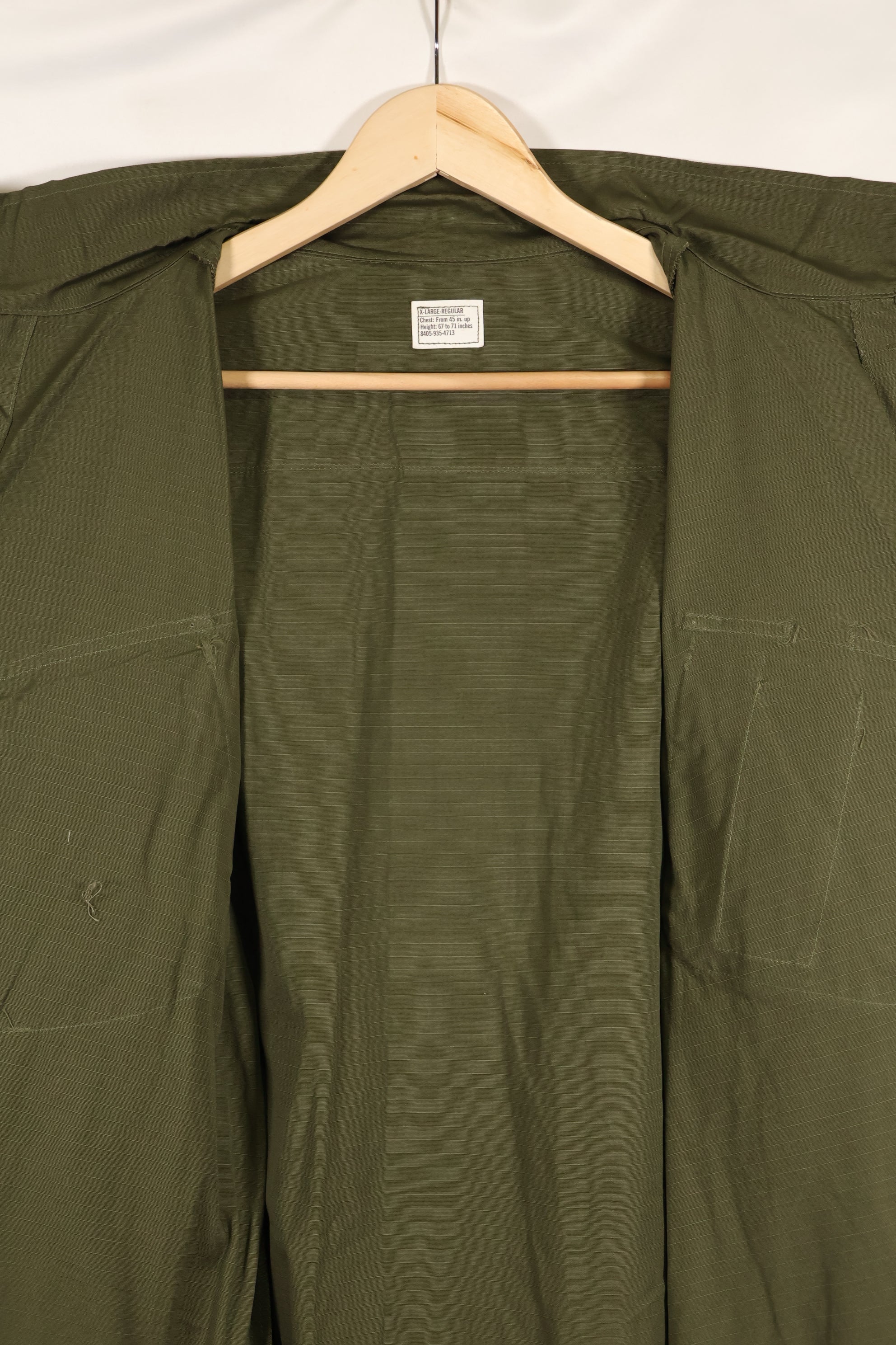 実物　1970年製　X-L-R デッドストック　4th Model ジャングルファティーグ　ジャケット A