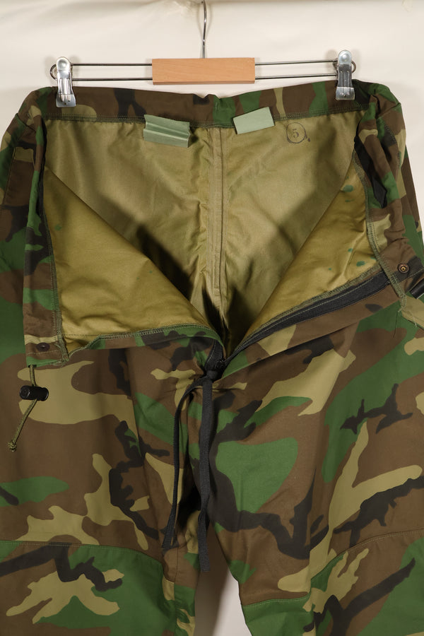 1987年契約 U.S. ARMY ECWCS Gen1  最初期　ウッドランド迷彩  オーバーパンツ　 LARGE-REGULAR 中古品