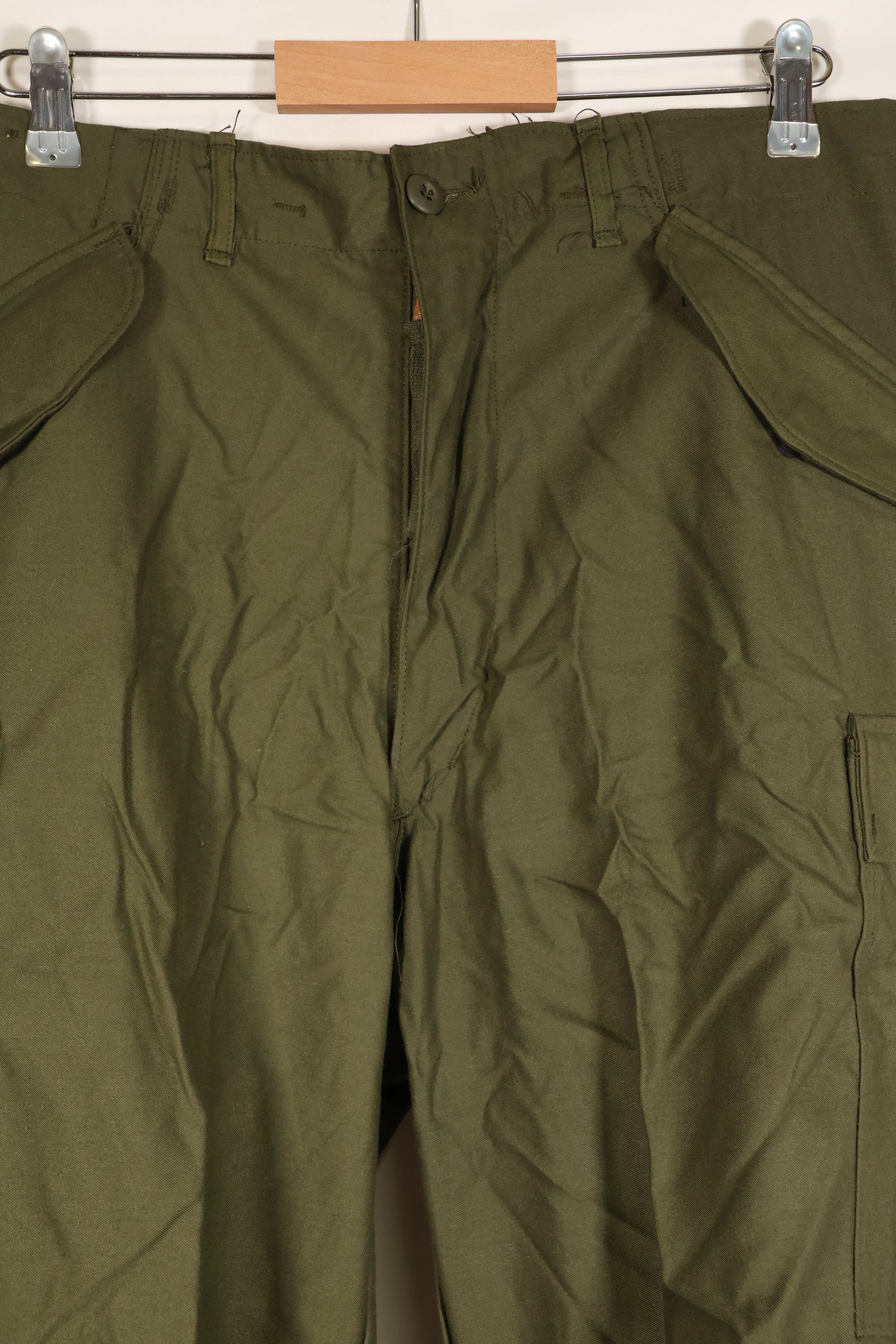 1974年契約　M-R　デッドストック　アメリカ軍　M65　フィールドパンツ　カーゴパンツ　状態良い NOS