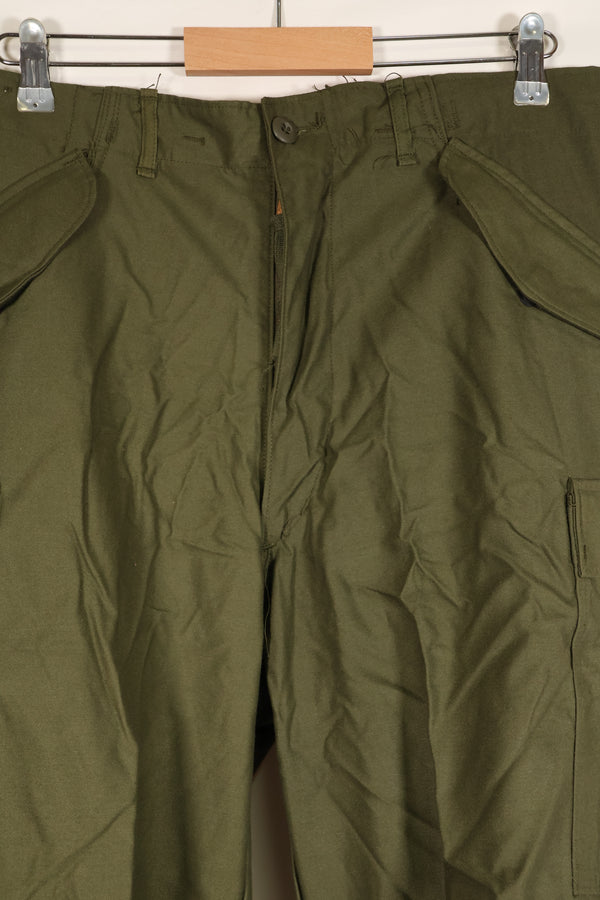 1974年契約　M-R　デッドストック　アメリカ軍　M65　フィールドパンツ　カーゴパンツ　状態良い NOS