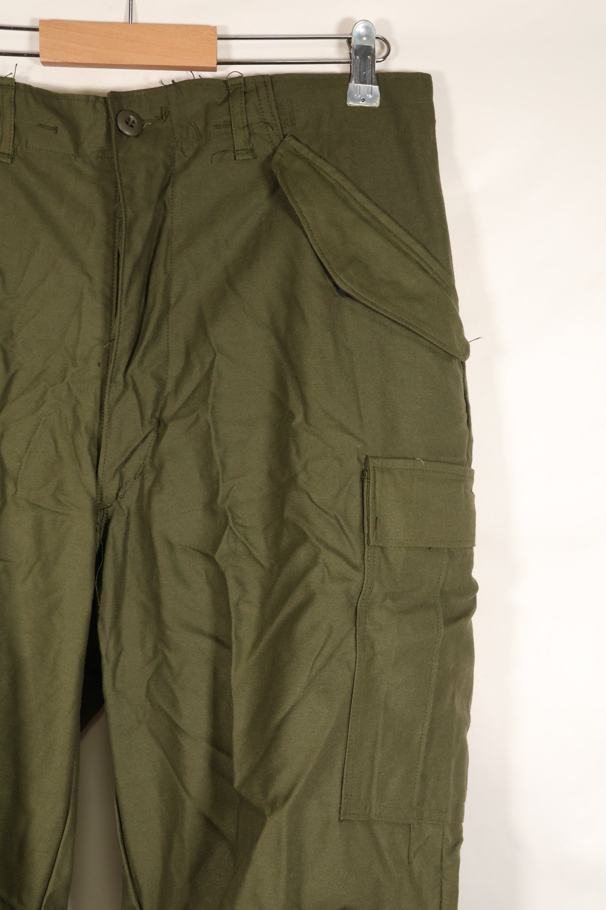 1974年契約　M-R　デッドストック　アメリカ軍　M65　フィールドパンツ　カーゴパンツ　状態良い NOS