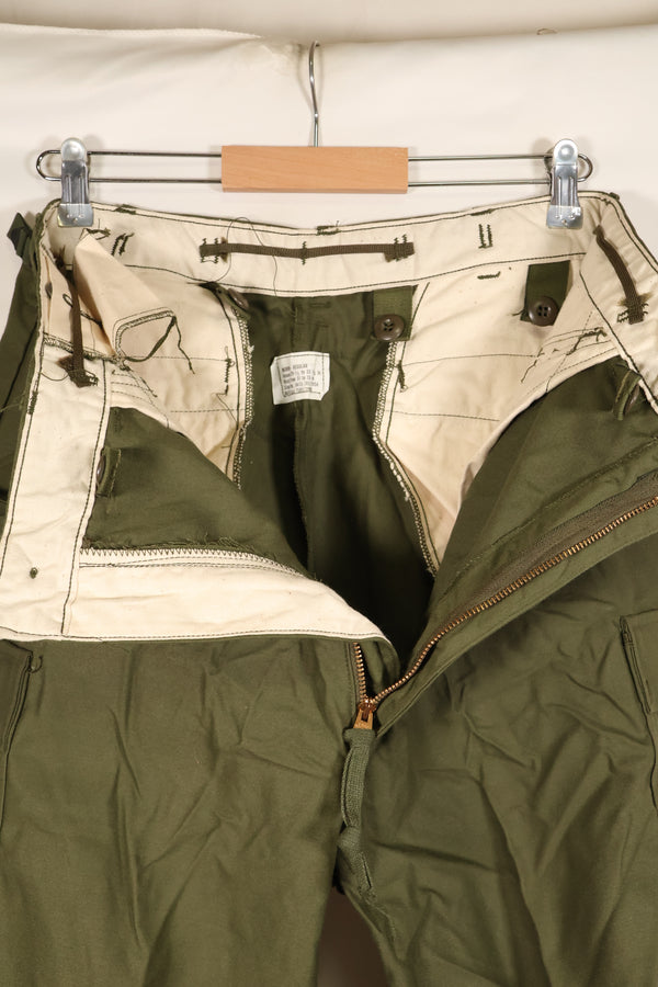 1974年契約　M-R　デッドストック　アメリカ軍　M65　フィールドパンツ　カーゴパンツ　状態良い NOS
