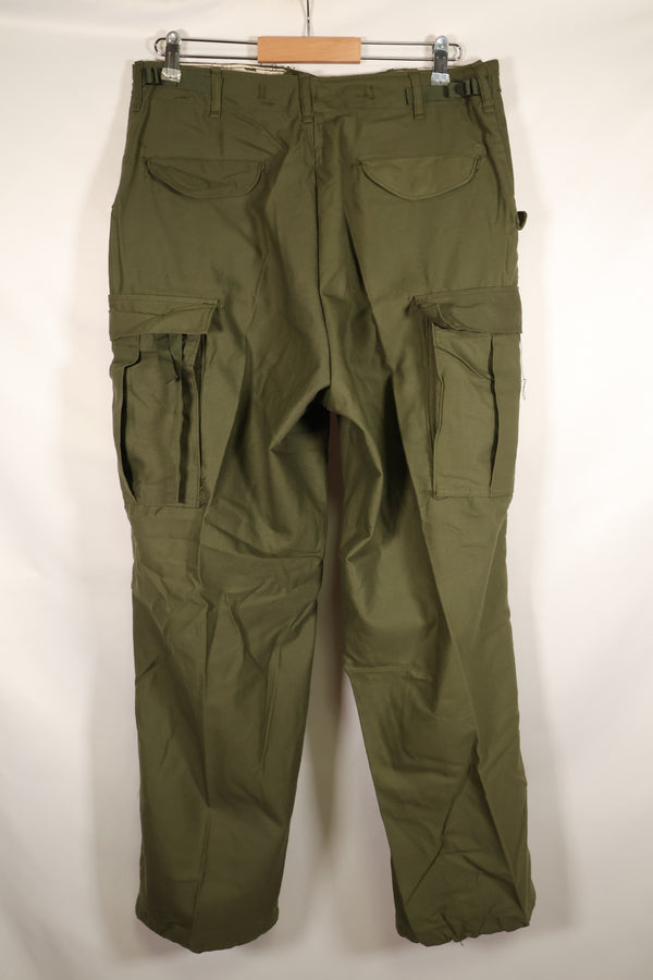 1974年契約　M-R　デッドストック　アメリカ軍　M65　フィールドパンツ　カーゴパンツ　状態良い NOS
