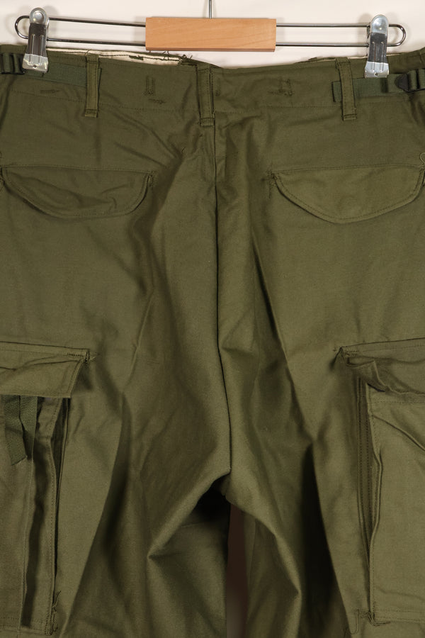 1974年契約　M-R　デッドストック　アメリカ軍　M65　フィールドパンツ　カーゴパンツ　状態良い NOS