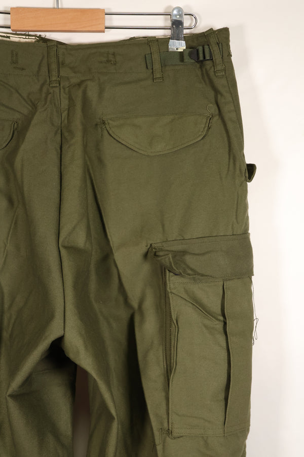 1974年契約　M-R　デッドストック　アメリカ軍　M65　フィールドパンツ　カーゴパンツ　状態良い NOS