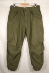 1967年契約　M-R　初期個体　アメリカ軍　M65 フィールドパンツ　カーゴパンツ　裾改造あり　中古品