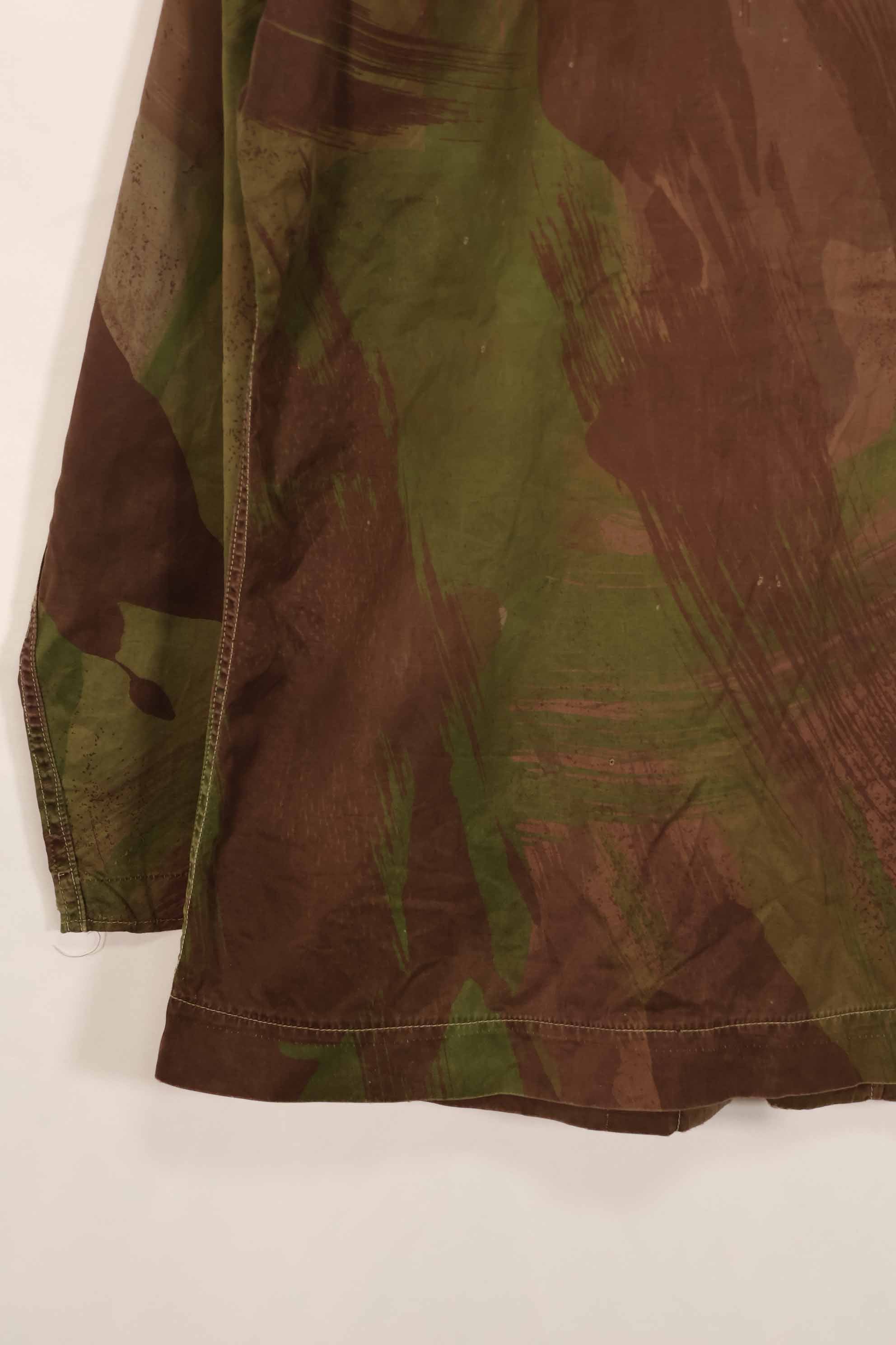 実物　1961年製　ARVN Windproof 迷彩　シャツ　薄手生地　ボタン欠損あり　レア品