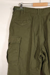 1967年契約　M-R　初期個体　アメリカ軍　M65 フィールドパンツ　カーゴパンツ　裾改造あり　中古品