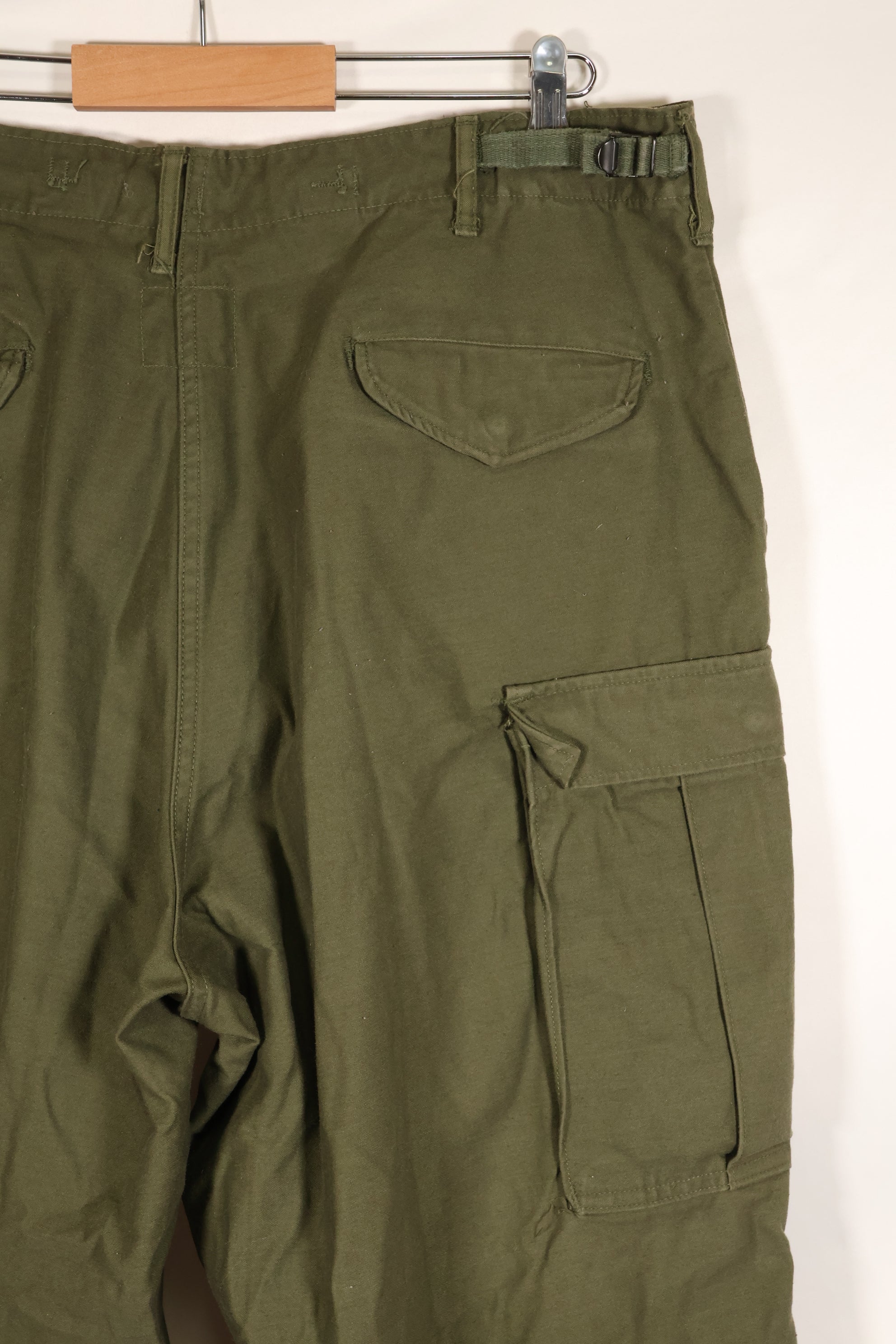 1967年契約　M-R　初期個体　アメリカ軍　M65 フィールドパンツ　カーゴパンツ　裾改造あり　中古品