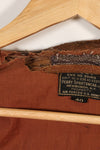 1940年代　サイズ 40　アメリカ陸軍航空隊 USAAF　A-2　フライトジャケット　スクアドロンパッチ付き　中古品