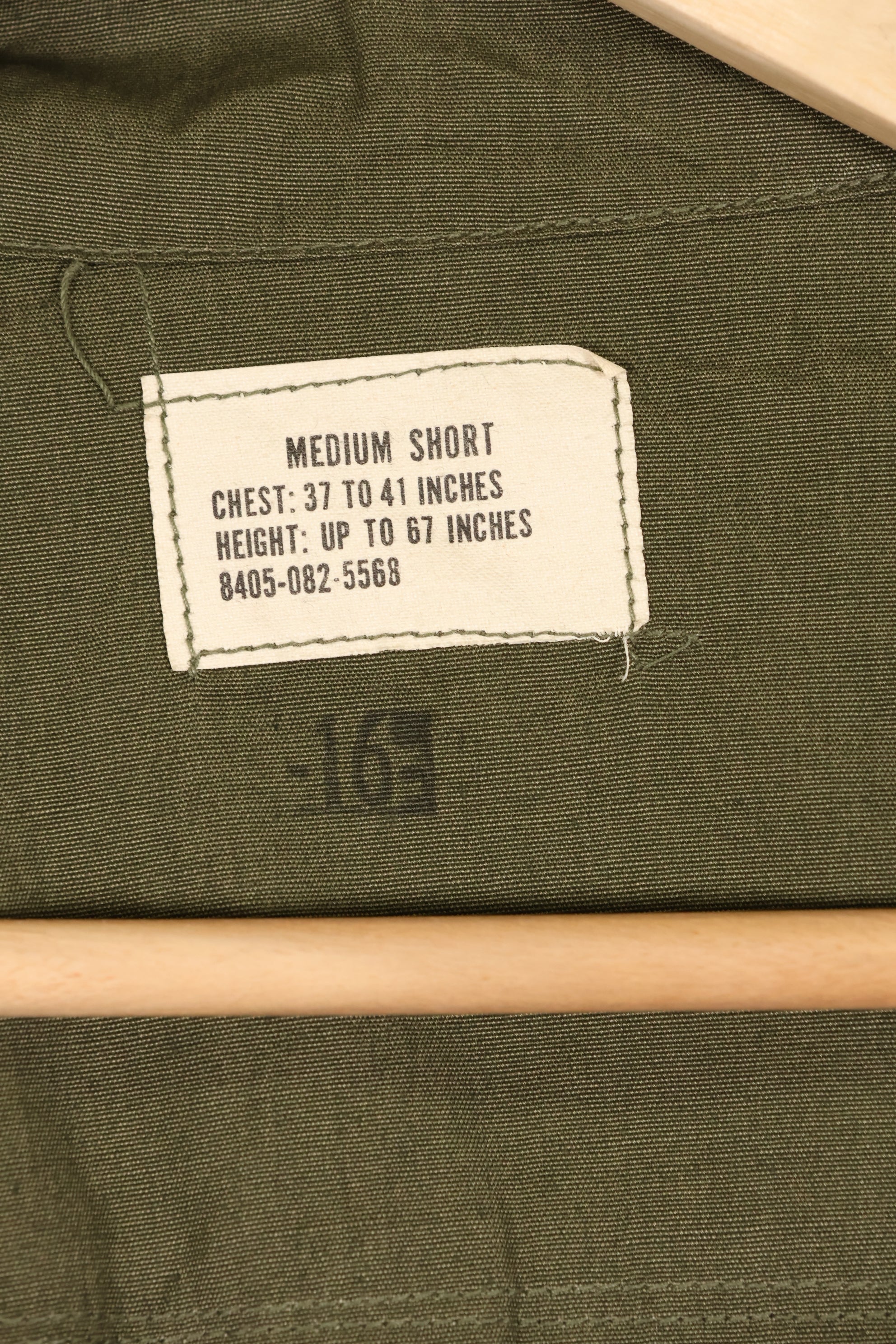 1969年契約　デッドストック　M-S　3rd Model ジャングルファティーグ　ジャケット　ノンリップ　