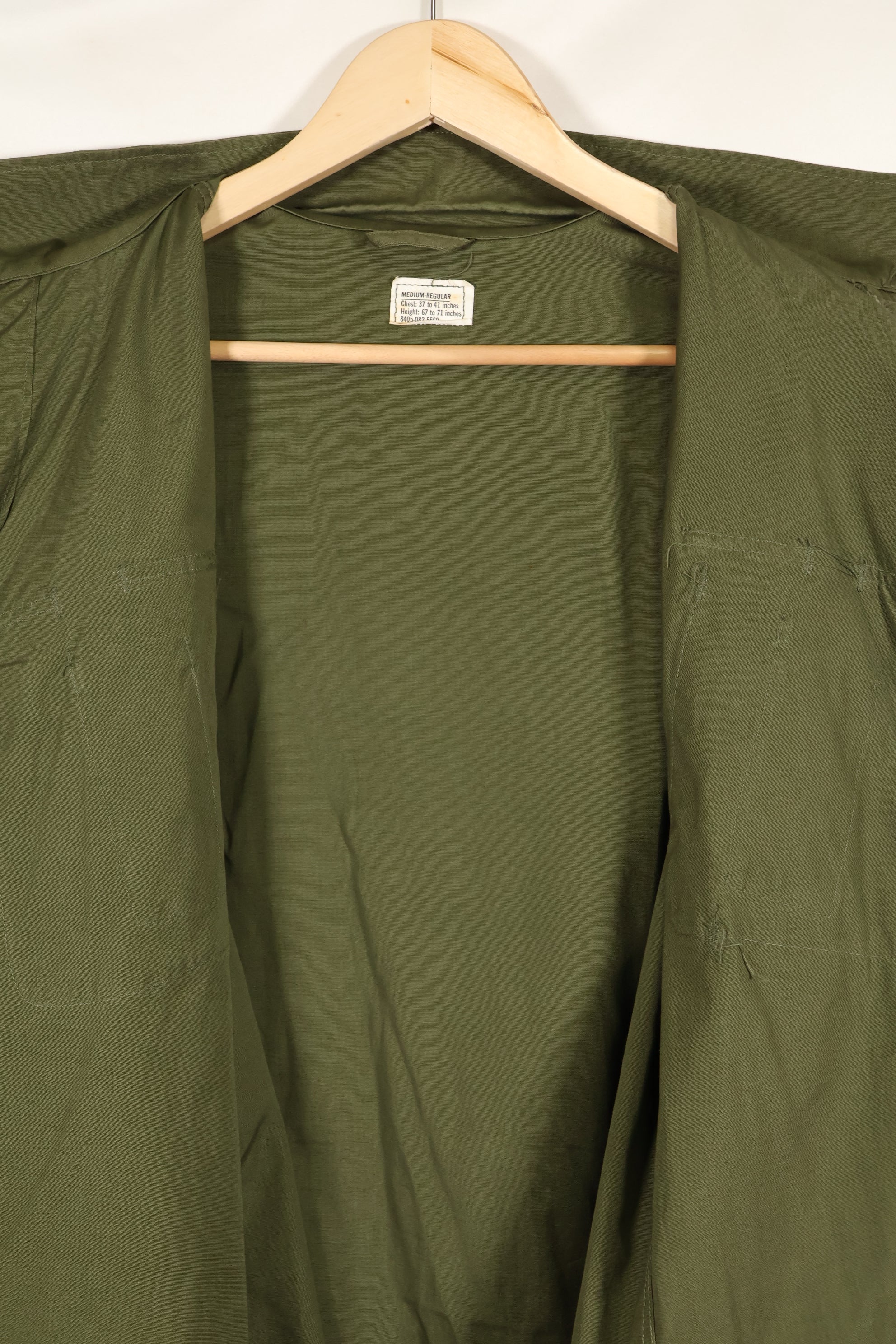 1966年〜67年契約　デッドストック　M-R　3rd Model ジャングルファティーグ　ジャケット　ノンリップ