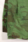1960年代　ポップリン製　ARVN リーフ迷彩　シャツ　薄手生地　レア品　中古品