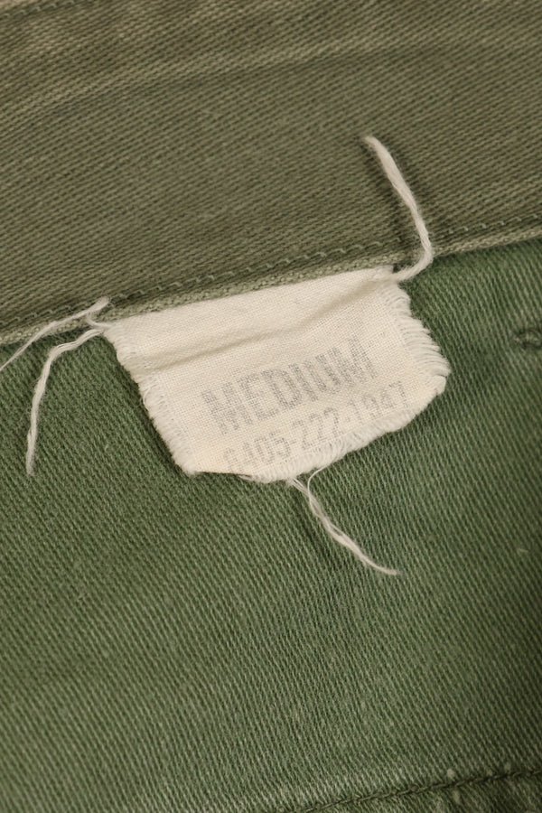 1960年代前半　MEDIUM OG-107 ユーティリティパンツ　Type I ベイカーパンツ　偽装付　スナイパー改造品