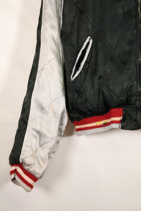 1950年代　アメリカ空軍　17th BOMB WING BLACK KNIGHTS KOREA スーバニアジャケット　中古品