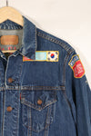 1970年代後半　アメリカ空軍　The 12th Commandment ツアージャケット　Levis 70505 Big E 中古品
