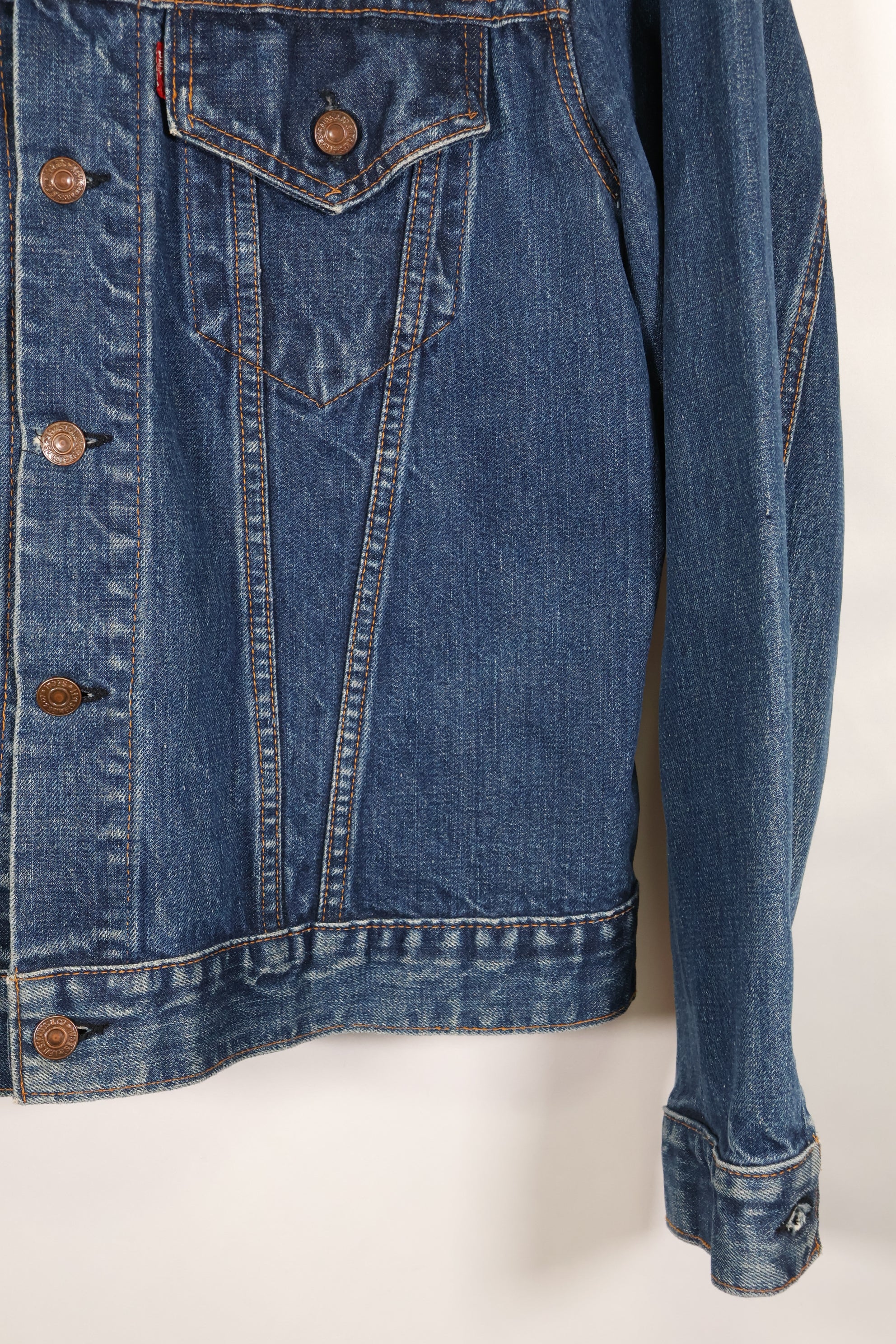 1970年代後半　アメリカ空軍　The 12th Commandment ツアージャケット　Levis 70505 Big E 中古品