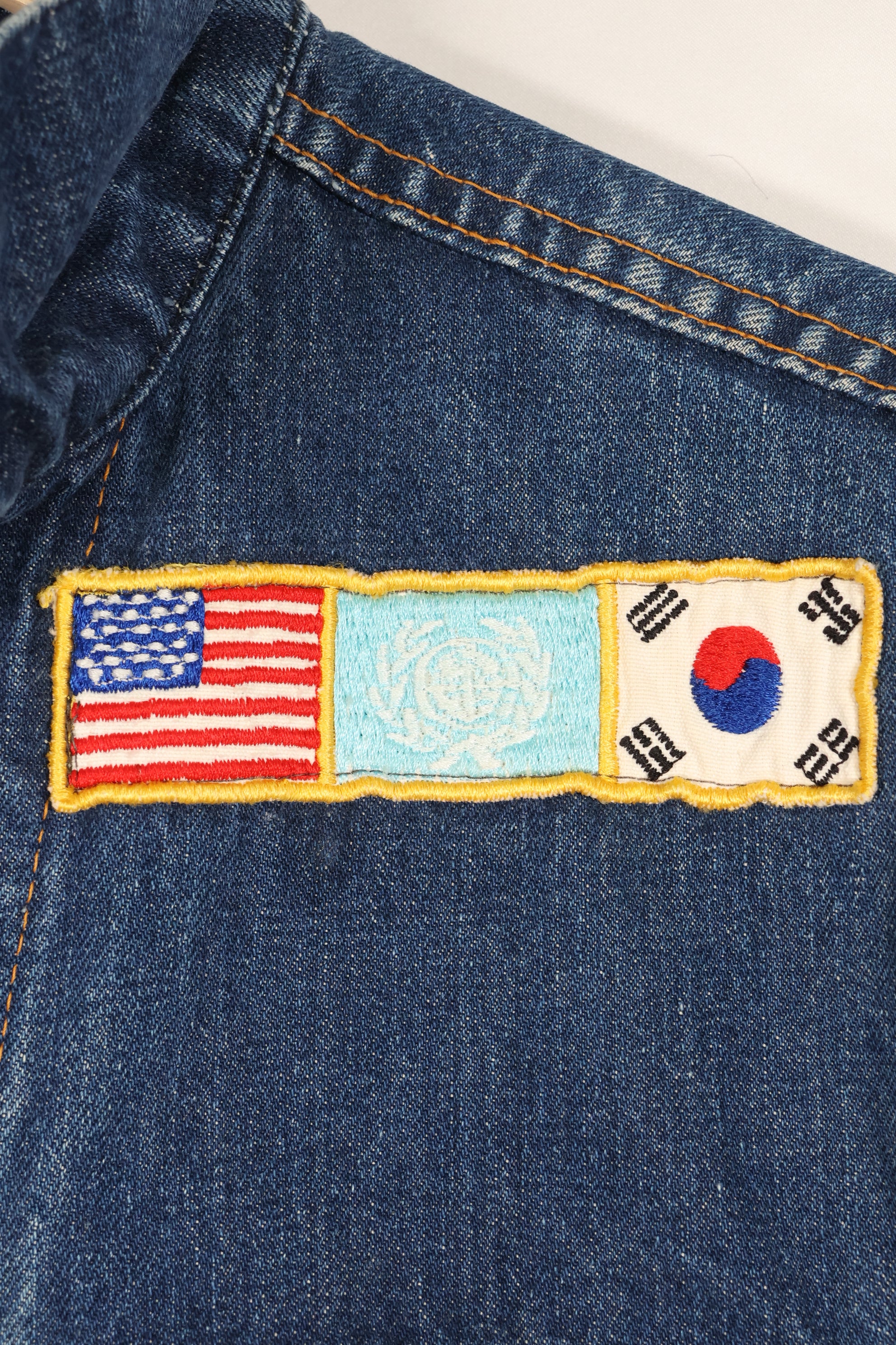 1970年代後半　アメリカ空軍　The 12th Commandment ツアージャケット　Levis 70505 Big E 中古品