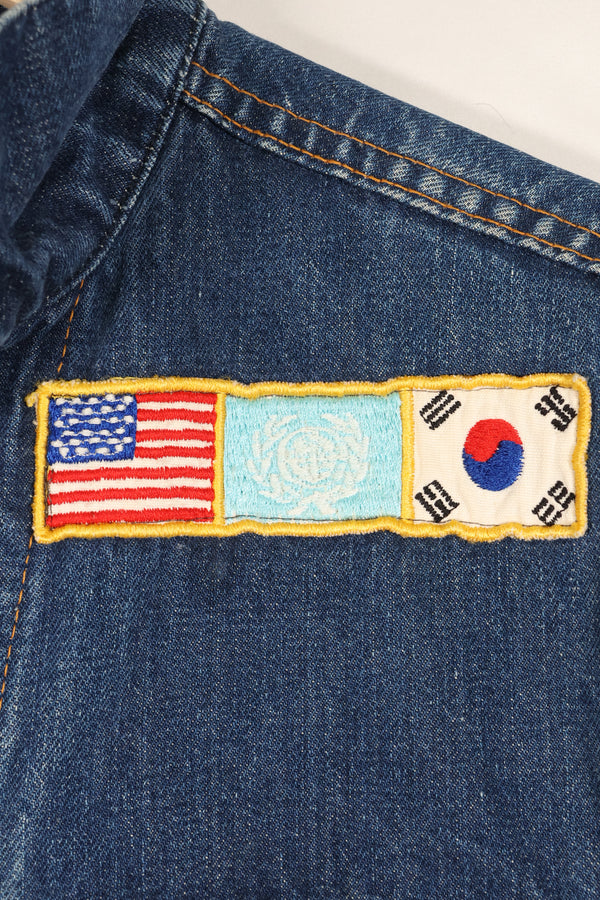 1970年代後半　アメリカ空軍　The 12th Commandment ツアージャケット　Levis 70505 Big E 中古品