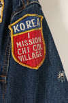 1970年代後半　アメリカ空軍　The 12th Commandment ツアージャケット　Levis 70505 Big E 中古品