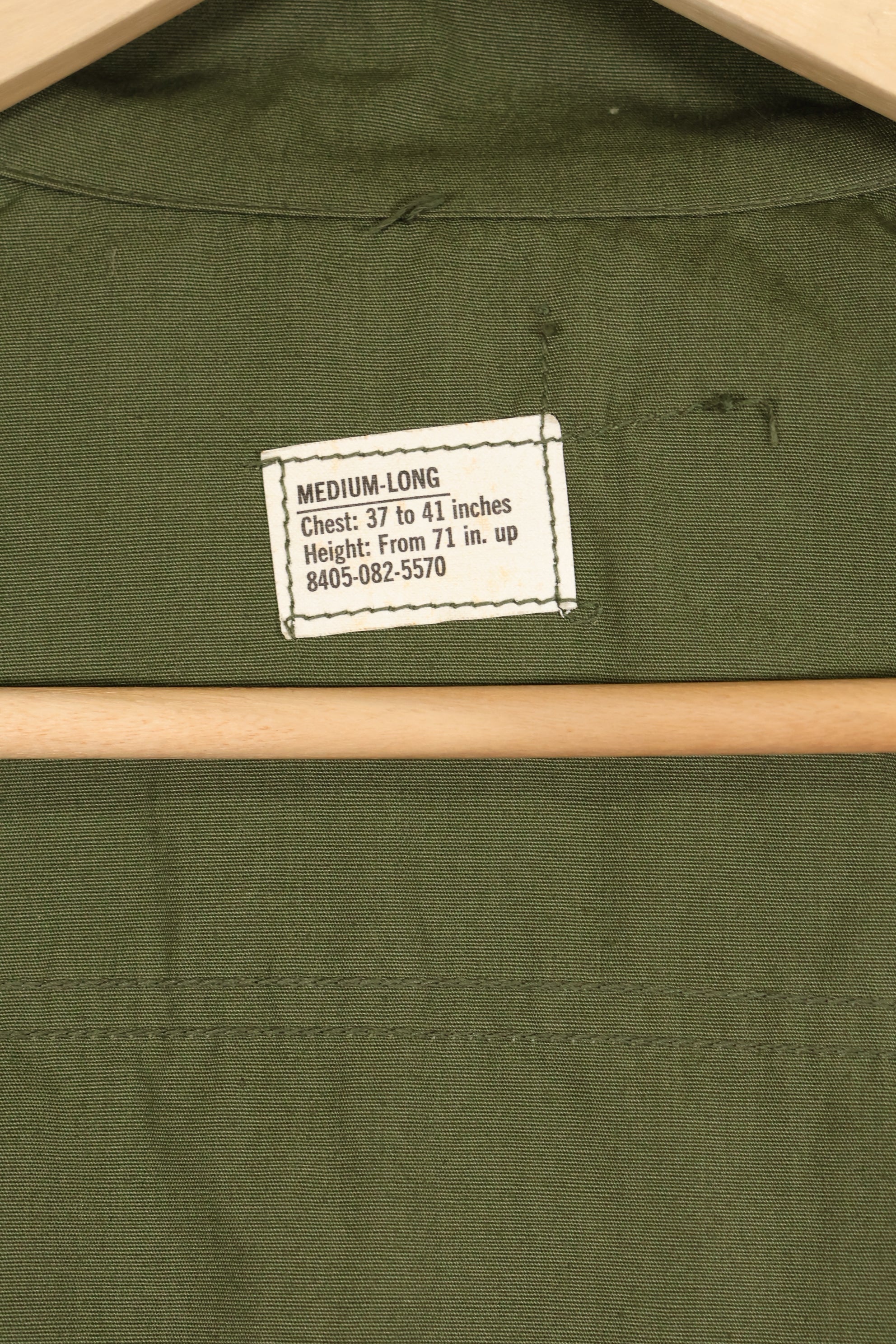 1967年頃　M-L　デッドストック　3rd Model ジャングルファティーグ　ジャケット　ノンリップ