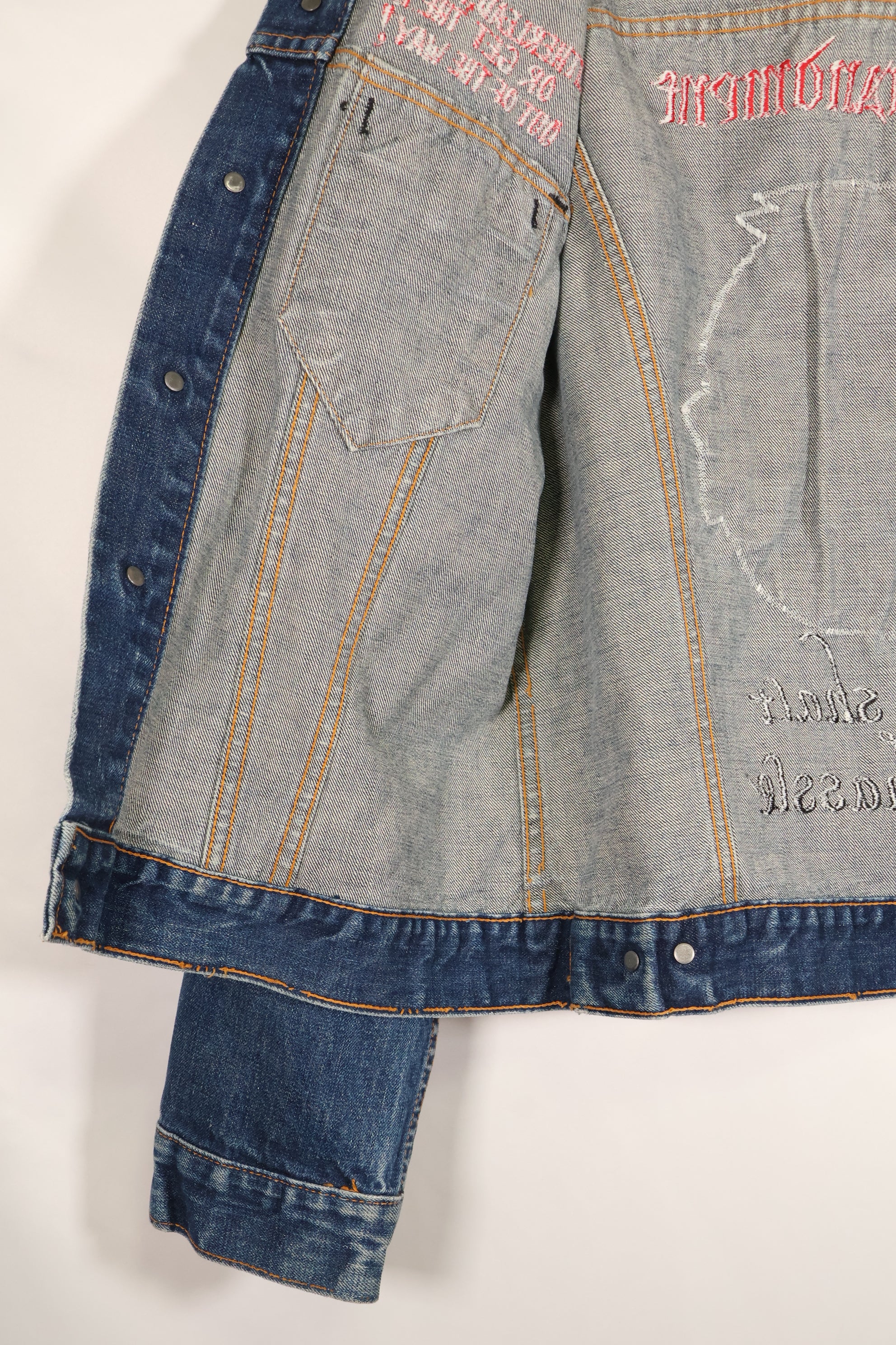1970年代後半　アメリカ空軍　The 12th Commandment ツアージャケット　Levis 70505 Big E 中古品