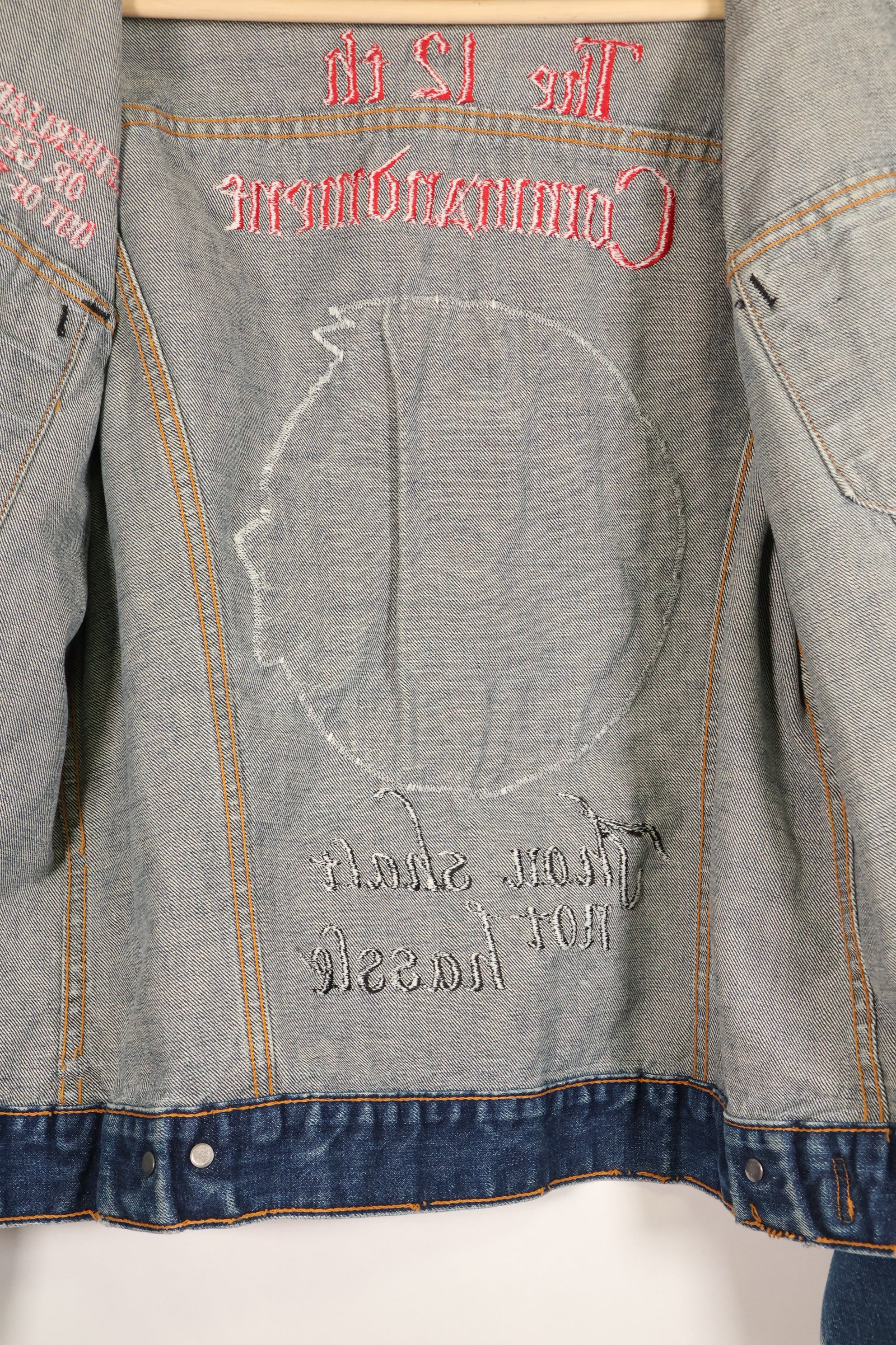 1970年代後半　アメリカ空軍　The 12th Commandment ツアージャケット　Levis 70505 Big E 中古品