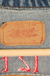 1970年代後半　アメリカ空軍　The 12th Commandment ツアージャケット　Levis 70505 Big E 中古品