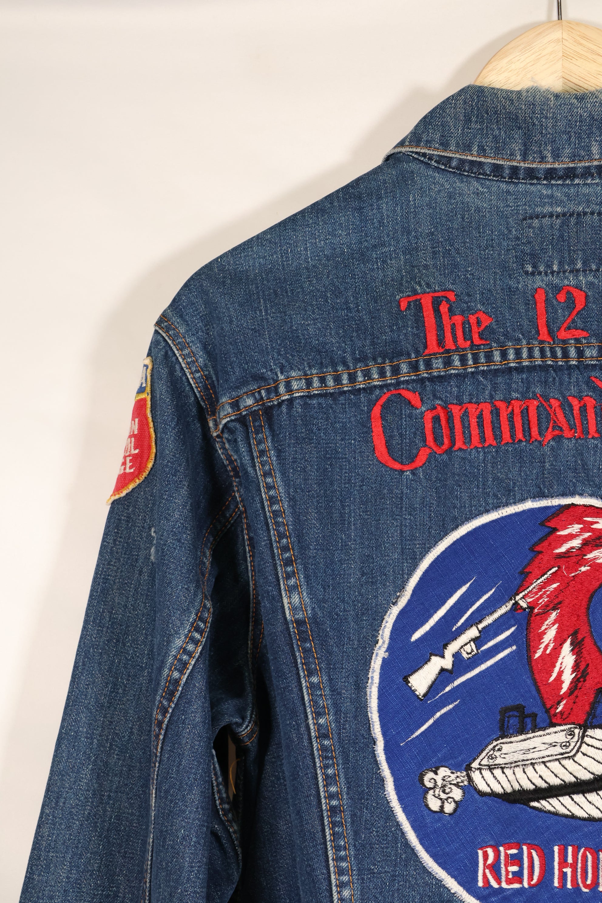 1970年代後半　アメリカ空軍　The 12th Commandment ツアージャケット　Levis 70505 Big E 中古品