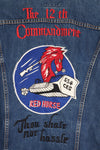 1970年代後半　アメリカ空軍　The 12th Commandment ツアージャケット　Levis 70505 Big E 中古品
