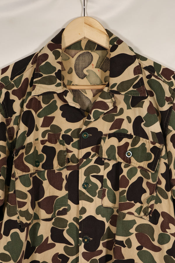 実物　アメリカ軍　CIDG ベオガム迷彩シャツ　薄手生地　状態良い