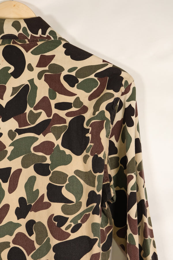 実物　アメリカ軍　CIDG ベオガム迷彩シャツ　薄手生地　状態良い