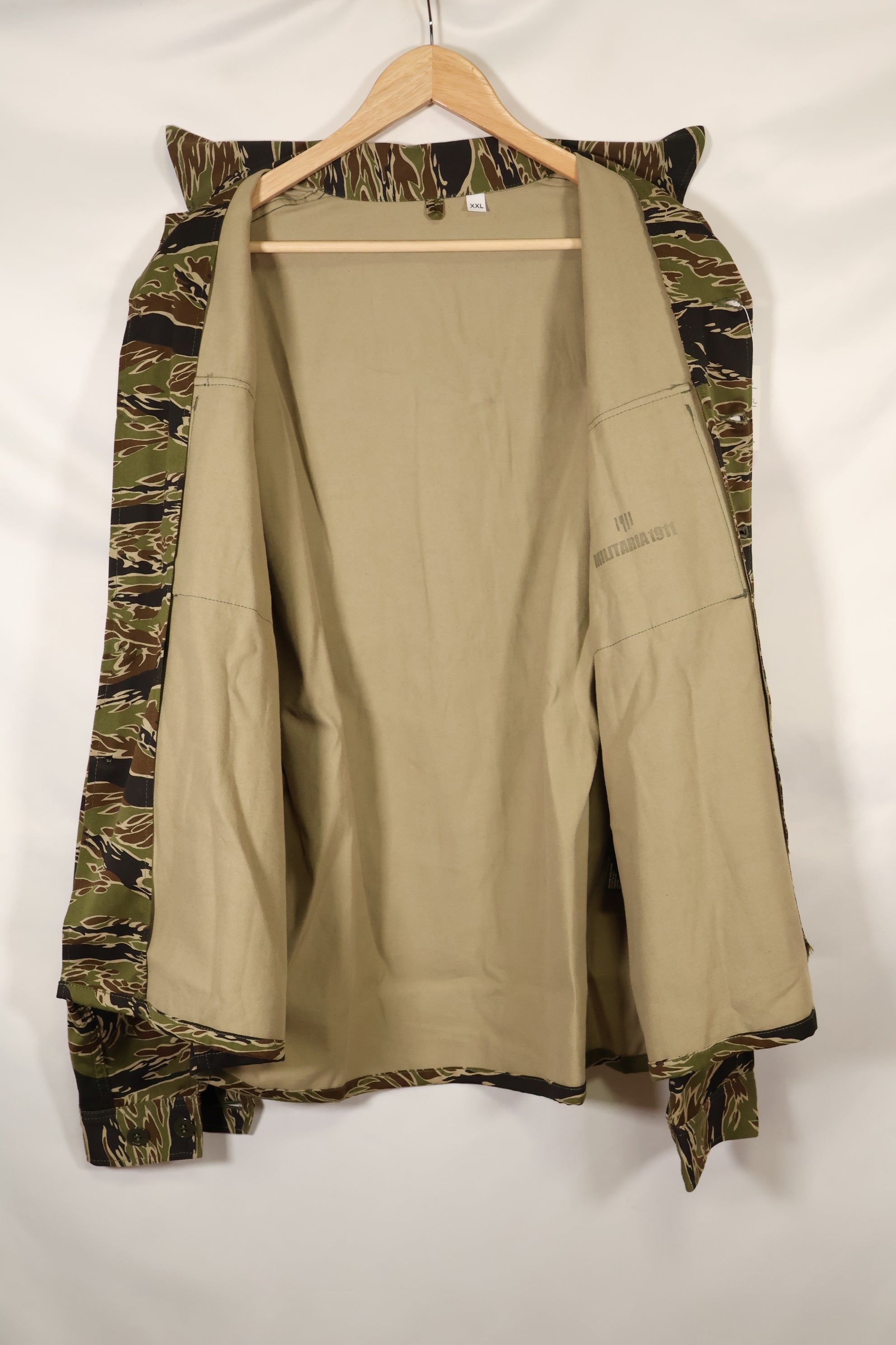 2024年発売　US-XXL　MILITARIA 1911 初期ゴールドタイガー　USカット　シャツ　見本品　中古品