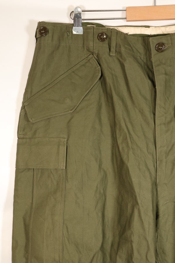 1951年契約　L-R　アメリカ軍　M51　フィールドパンツ　カーゴパンツ　状態良い　中古品