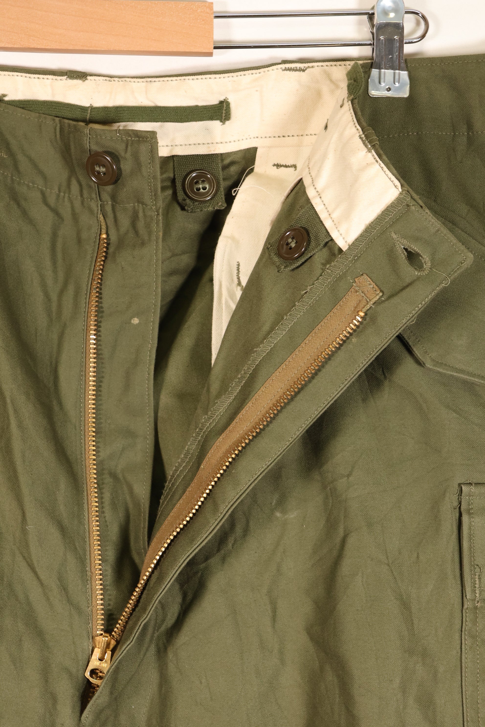 1951年契約　L-R　アメリカ軍　M51　フィールドパンツ　カーゴパンツ　状態良い　中古品