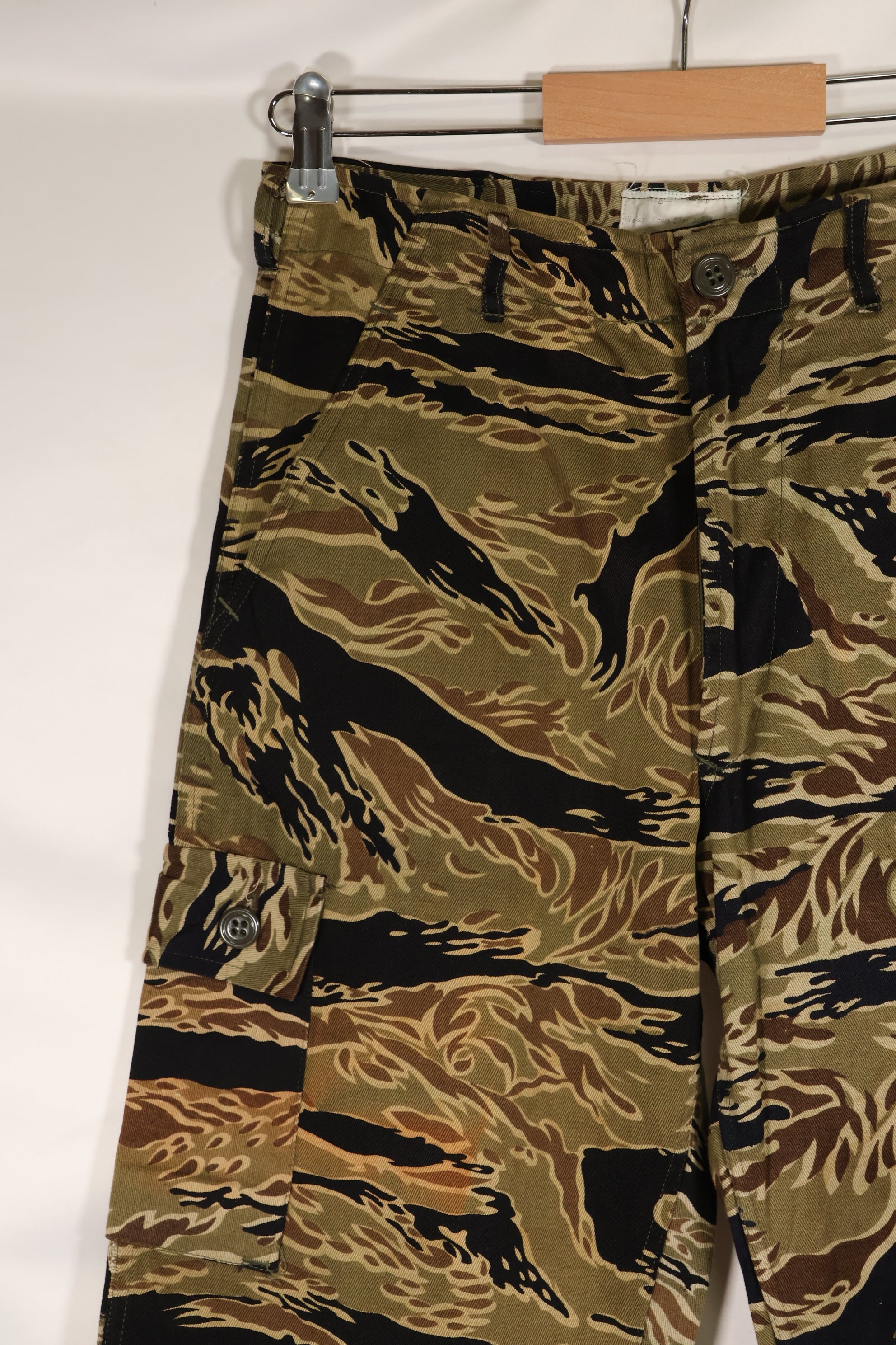 1960年代中頃　初期　ゴールドタイガーストライプ　パンツ　S-Rサイズ　USカット　状態良い　中古品